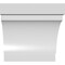 Ekena Millwork 4-in. W x 44-in. D x 44-in. H Merced Architectural Grade PVC Knee Brace BRCP04X44X44MRC - alternate 5